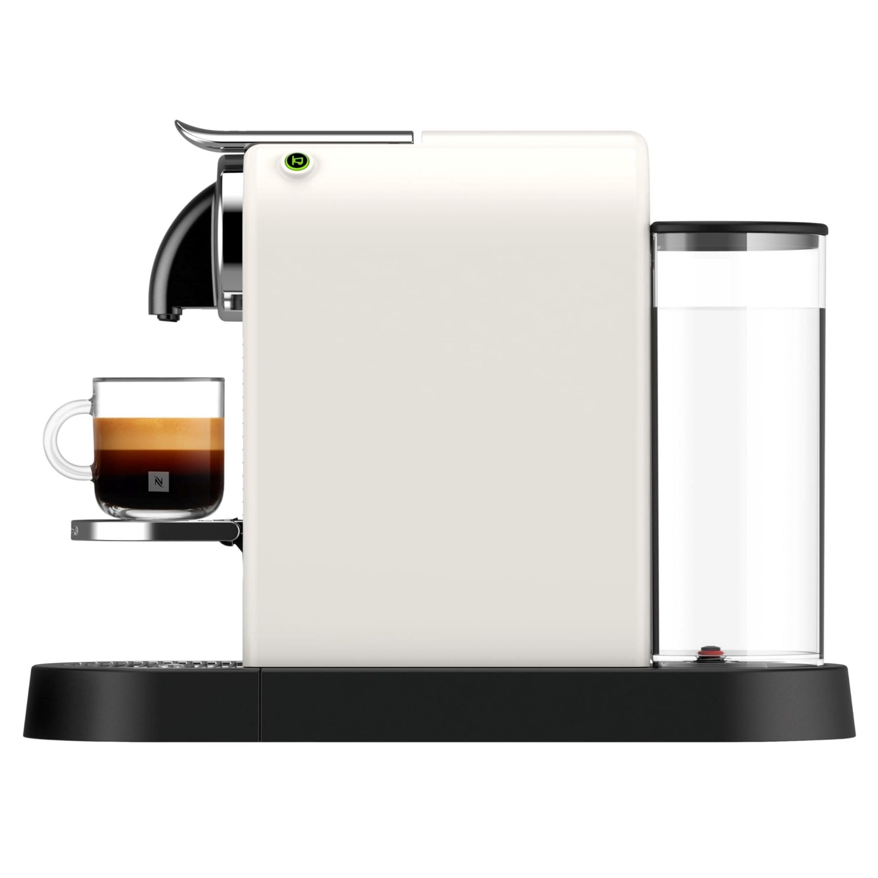 Machine à Café Citiz Blanc, 19 Bars + Kit de Bienvenue, Design Moderne, Expresso et Lungo, Arrêt Automatique, Blanc - Delaria Exclusive