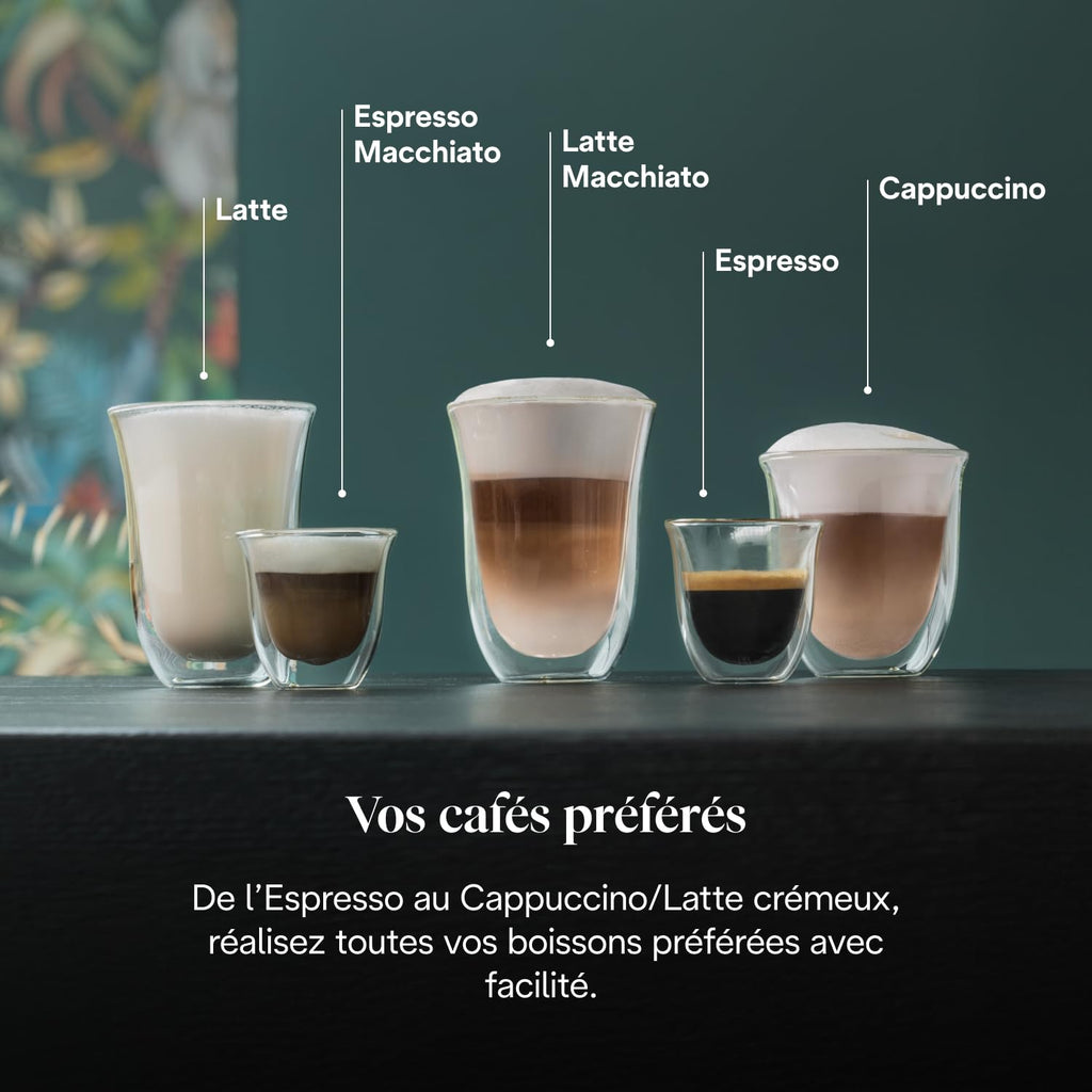 Dedica Style - Perfetto Machine à Expresso Compacte, Noir - Delaria Exclusive