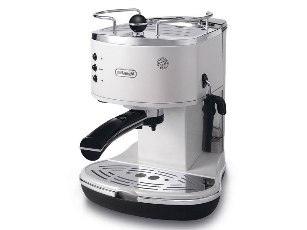 Cafetieres expresso, Noir/Argent/Blanc - Delaria Exclusive