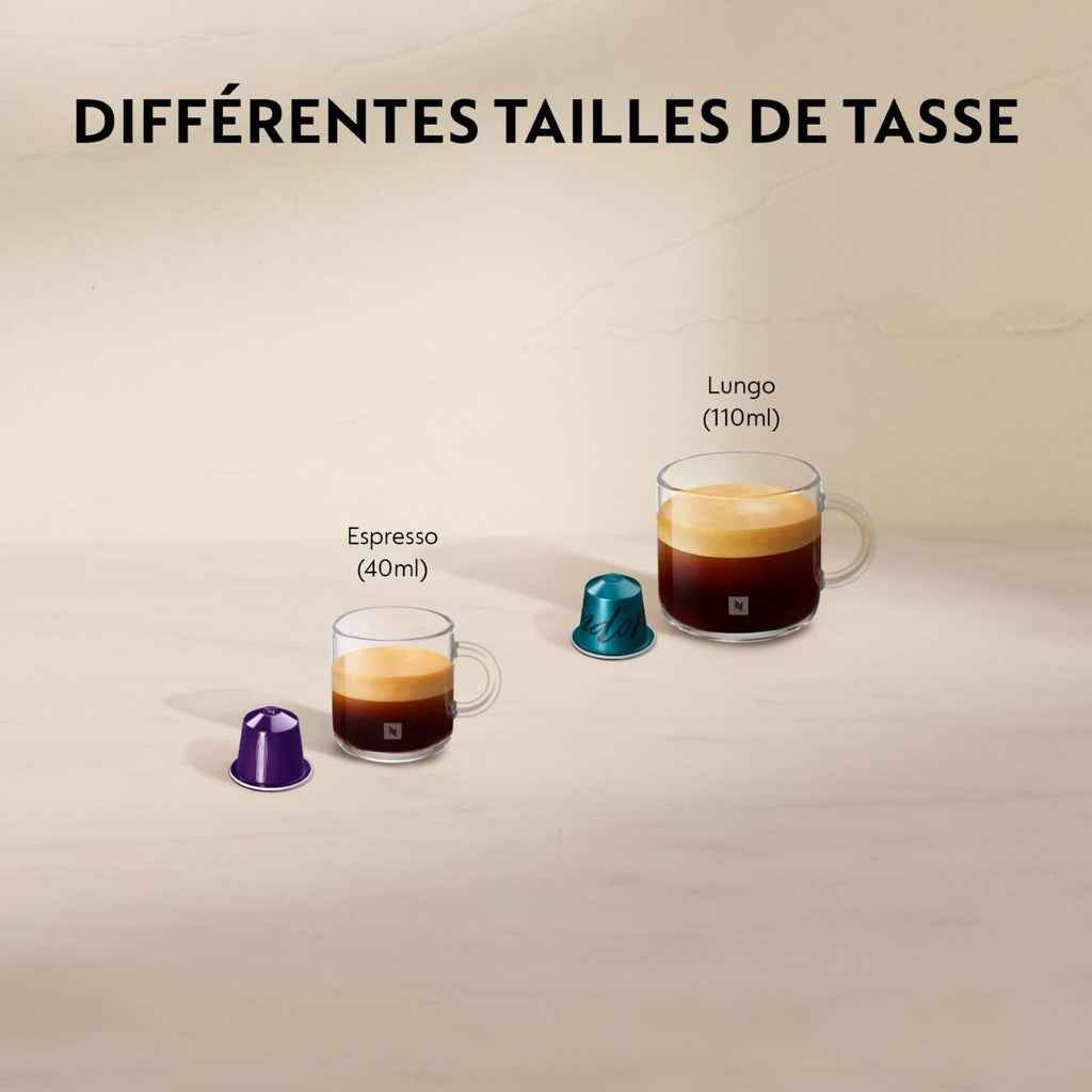 Machine à Café Citiz Blanc, 19 Bars + Kit de Bienvenue, Design Moderne, Expresso et Lungo, Arrêt Automatique, Blanc - Delaria Exclusive