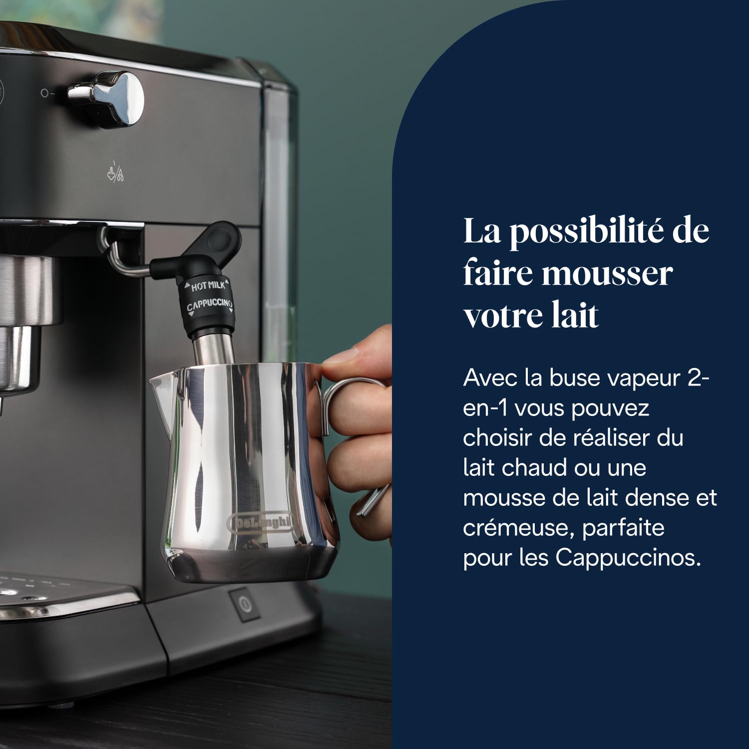 Dedica Style - Perfetto Machine à Expresso Compacte, Noir - Delaria Exclusive