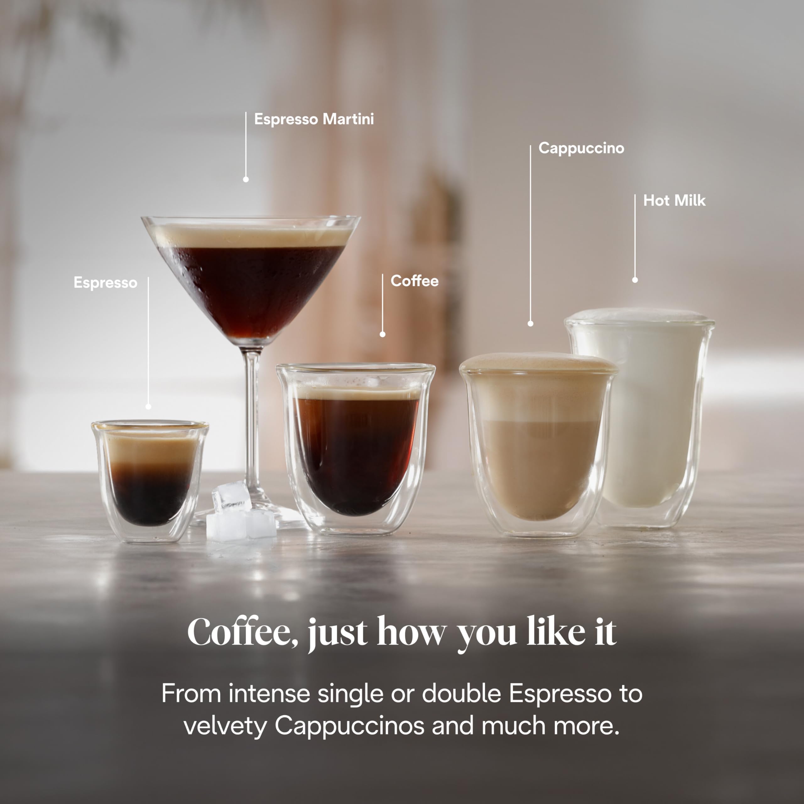 Linea Classic Machine à café manuelle avec tige vapeur, machine à expresso avec pompe barista, buse pour cappuccino, filtre double paroi, 15 bar, tasse jusqu'à 13 cm, acier - Delaria Exclusive