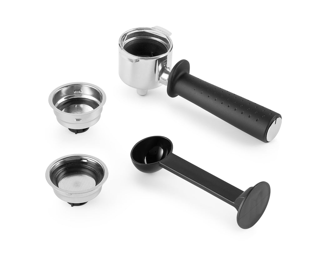 Stilosa, Machine à Expresso avec Bar Barista, Cafetière et Machine à Cappuccino, Noir, 1100 W - Delaria Exclusive